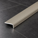 Self Adhesive Floor Trim 25MM X 10MM – Wood Effect and Anodised Aluminium 1m & 2m In Anodized Titan Color