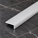 Self Adhesive Floor Trim 25MM X 10MM – Wood Effect and Anodised Aluminium 1m & 2m In Anodizes Silver Color