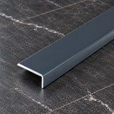 Self Adhesive Floor Trim 25MM X 10MM – Wood Effect and Anodised Aluminium 1m & 2m In Anthracite Oak Color