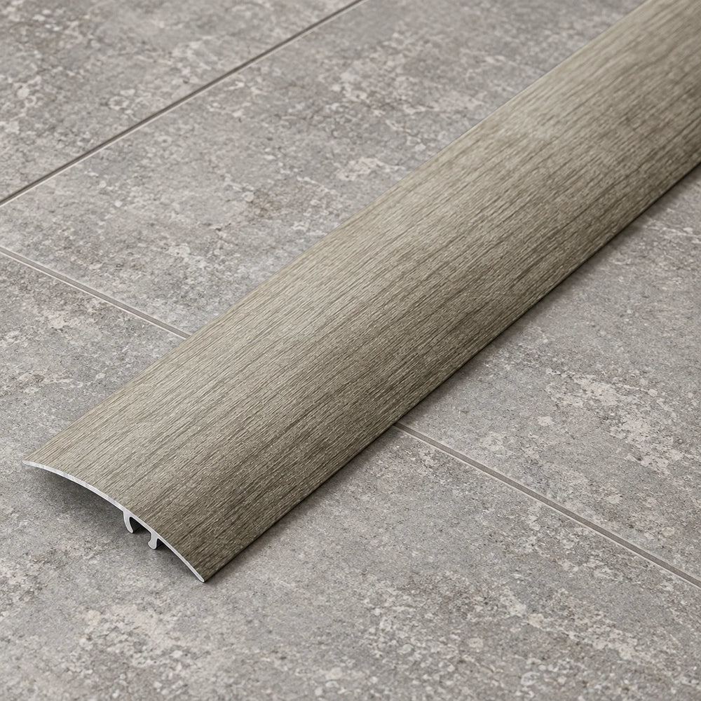 47mm Aluminium Wood Effect Door Threshold Strip – 930mm In Avero Oak Color