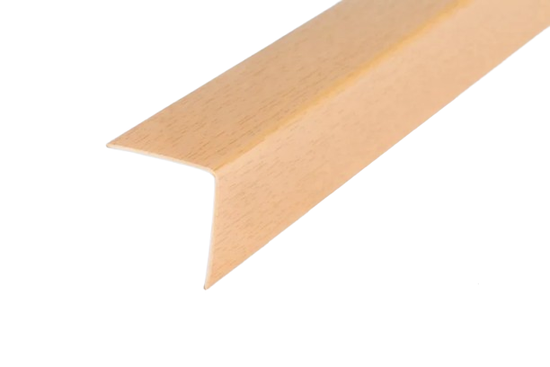 PVC Plastic Edge Protector Moulding Wood Effect Corner Angle Trim 90°