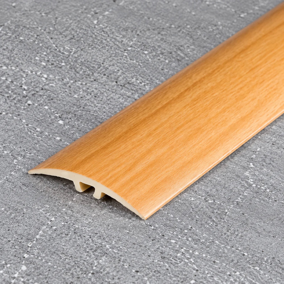40mm uPVC Door Threshold Strip – 900mm Wood Effect Dual Fix In Beech Color