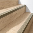 Non Slip Stair Nosing 50x42mm Flexible PVC Rubber Profile – 1.18m In Beige Color