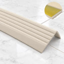 Self-Adhesive Non Slip Stair Nosing 40x25mm Flexible PVC Profile – 1.18m In Beige Color