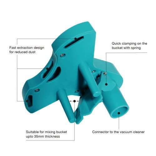 Vacuum box attachment for mixing buckets
