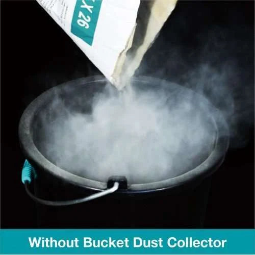Vacuum box attachment for mixing buckets