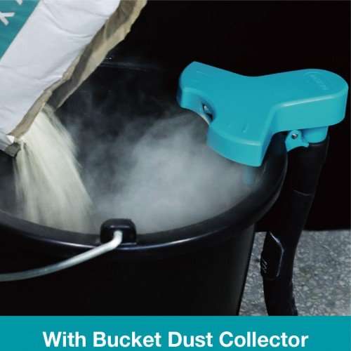 Vacuum box attachment for mixing buckets