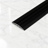 47mm Aluminium Door Threshold Strip – 930mm 5-in-1 System In Black Color