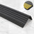 Self-Adhesive Non Slip Stair Nosing 40x25mm Flexible PVC Profile – 1.18m In Black Color