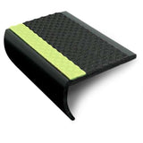 ASB 65 x 36mm Non Slip Tredsafe Aluminator Slimline PVC Stair Nosing