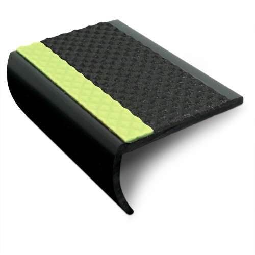 ASB 65x36mm PVC Non-Slip Stair Nosing with Glow Insert