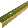 S02 Aluminium Stair Nosing 25x20mm Brass Effect Finish