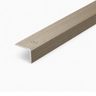 Champagne A35 ribbed stair nosing edge trim used for anti-slip stair protection