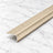 Aluminium Bullnose Stair Nosing 50 MM x 30 MM Curved Rounded Step Edge Trim in champagne finish