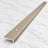 Aluminium Stair Nosing 40MM X 20MM X 0.9M  Wide Grooved Anti-Slip Profile in champagne finish
