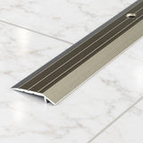 30mm Aluminium Door Threshold Ramp – 1m & 2m In Champagne Color
