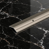 45x16mm Anodised Aluminium Floor Ramp Threshold Strip In Champagne Color