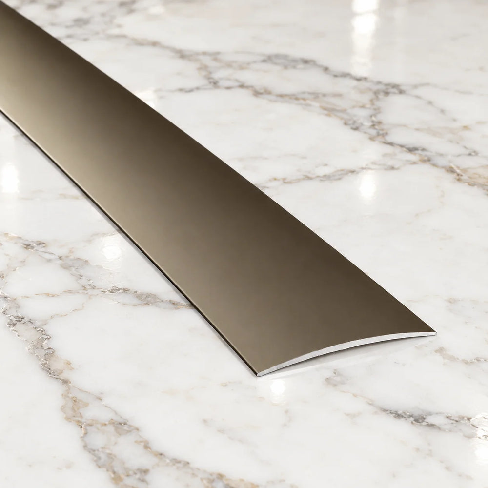 60mm Self Adhesive Aluminium Door Threshold Strip – 1m In Champagne Color