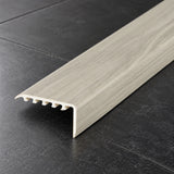 Laminate Edging for Stairs – 45x22mm Wood Effect uPVC Stair Nosing In Country Oak Color