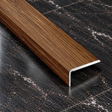 Self Adhesive Floor Trim 25MM X 10MM – Wood Effect and Anodised Aluminium 1m & 2m In Dark oak Color