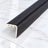 Laminate Stair Nosing 30x30mm uPVC Wood Effect Profile – 0.9m In Dark Walnut Color
