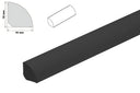 Decorative Flooring Window Edge Beading Worktop Strip uPVC 18mm Quadrant Trim Moulding