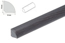 Decorative Flooring Window Edge Beading Worktop Strip uPVC 18mm Quadrant Trim Moulding