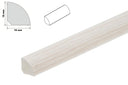 Decorative Flooring Window Edge Beading Worktop Strip uPVC 18mm Quadrant Trim Moulding