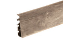 Flexible Wood Effect PVC Skirting Board Cable Cover Profile 75 MM x 2500 MM