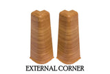 Flexible Wood Effect PVC Skirting Board Cable Cover Profile 75 MM x 2500 MM
