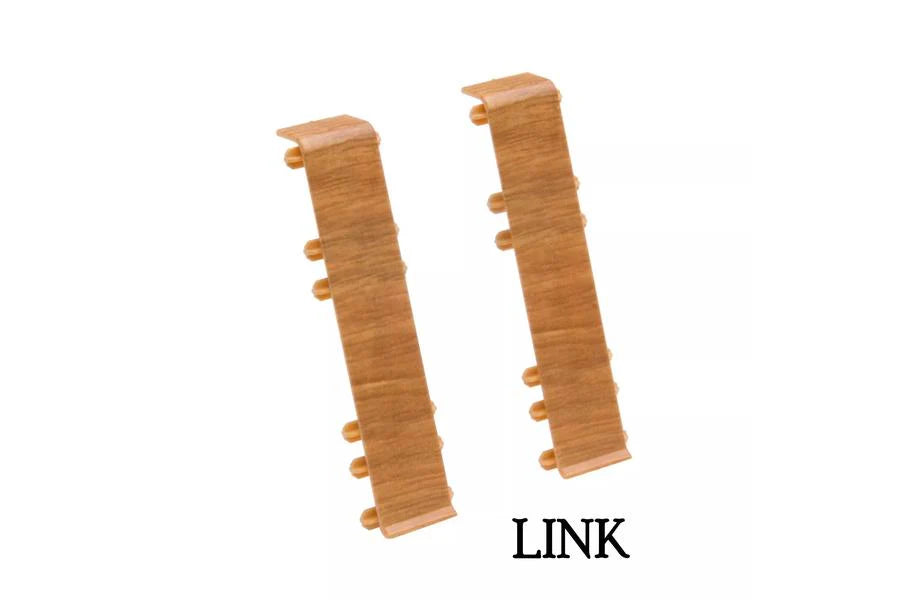 Flexible Wood Effect PVC Skirting Board Cable Cover Profile 75 MM x 2500 MM