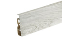 Flexible Wood Effect PVC Skirting Board Cable Cover Profile 75 MM x 2500 MM
