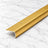 Aluminium Bullnose Stair Nosing 50 MM x 30 MM Curved Rounded Step Edge Trim in gold finish