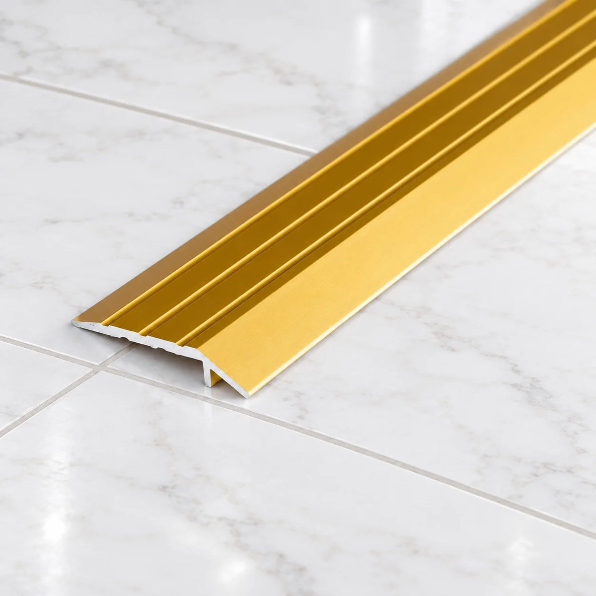 30mm Aluminium Door Threshold Ramp – 1m & 2m In Gold Color