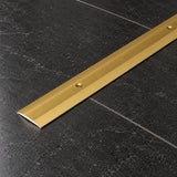 38mm Aluminium Door Threshold Strip – Carpet to Laminate Bar In Gold Color