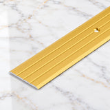 40mm Aluminium Door Threshold Strip – 1m & 2m In Gold Color