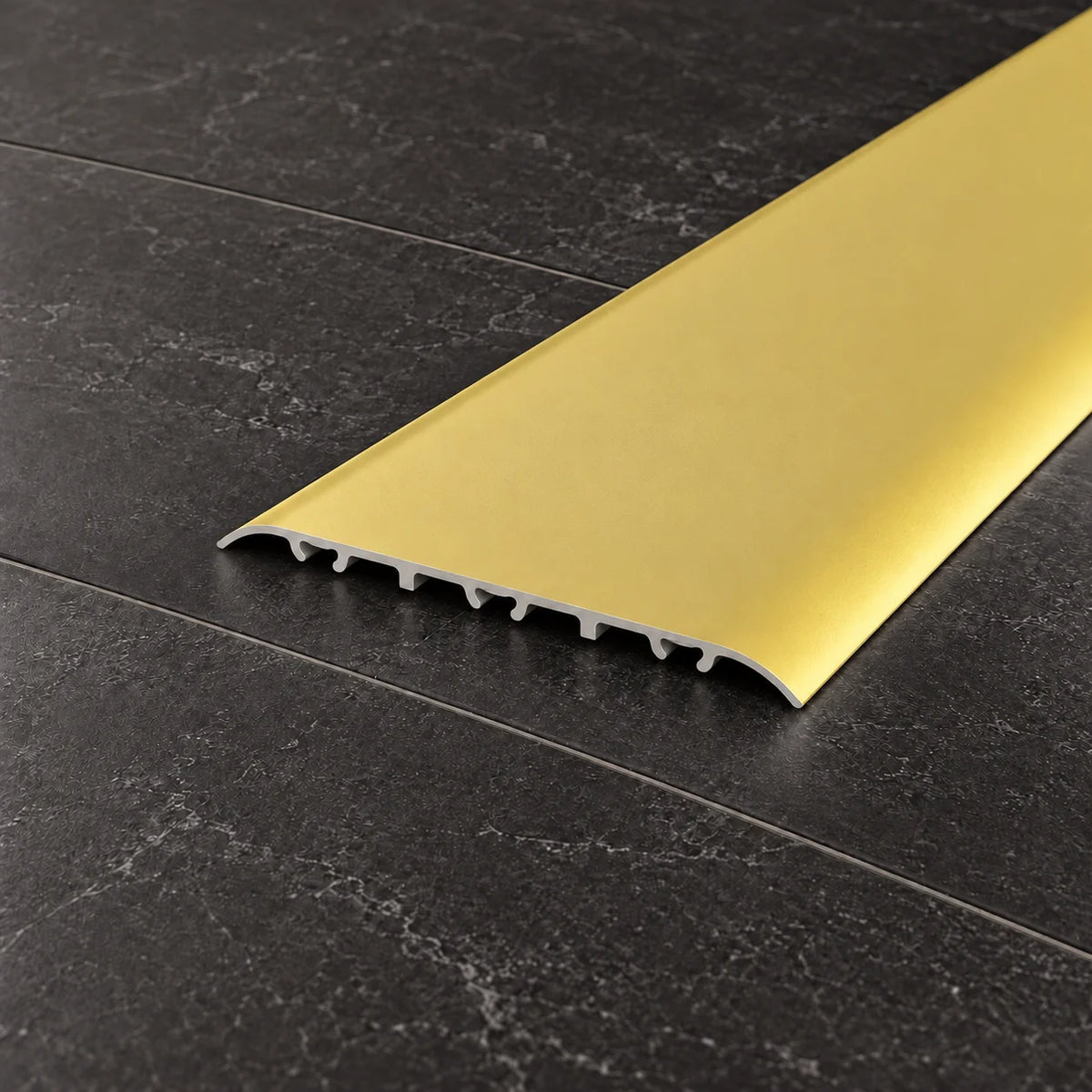 80mm Aluminium Door Threshold Strip – 930mm Concealed Dowel Fix In Gold Color