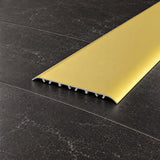 80mm Aluminium Door Threshold Strip – 930mm Concealed Dowel Fix In Gold Color