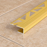 8mm Anodised Aluminium Stop Edge Trim – 1m In Gold Color
