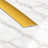 60mm Self Adhesive Aluminium Door Threshold Strip – 1m In Gold Color