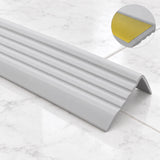 Self-Adhesive Non Slip Stair Nosing 40x25mm Flexible PVC Profile – 1.18m In Grey Color