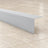 1m Self Adhesive PVC Corner Trim – 90° Plastic Angle Edge Protector In Light Grey Color