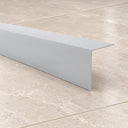 1m Self Adhesive PVC Corner Trim – 90° Plastic Angle Edge Protector In Light Grey Color