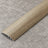 47mm Aluminium Wood Effect Door Threshold Strip – 930mm In Light Oak Color