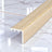 Laminate Stair Nosing 30x30mm uPVC Wood Effect Profile – 0.9m In Light Oak Color