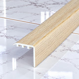 Laminate Stair Nosing 30x30mm uPVC Wood Effect Profile – 0.9m In Light Oak Color