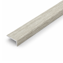 Malaga Oak Aluminium wood effect self-adhesive stair nosing A31 25×10mm providing clean edge finish on stairs