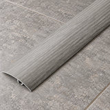 47mm Aluminium Wood Effect Door Threshold Strip – 930mm In Manilla Oak Color
