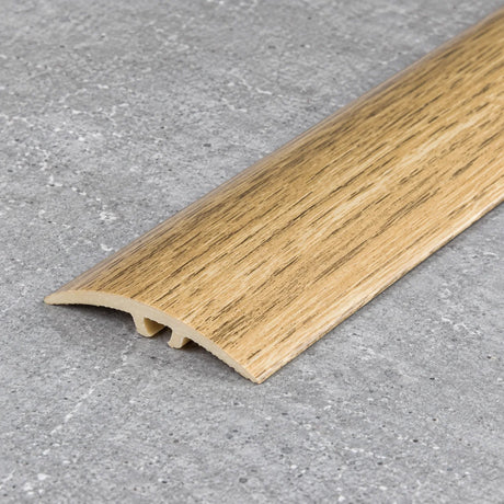 40mm uPVC Door Threshold Strip – 900mm Wood Effect Dual Fix In Natural Oak Color