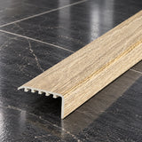 Laminate Edging for Stairs – 45x22mm Wood Effect uPVC Stair Nosing In Natural Oak Color